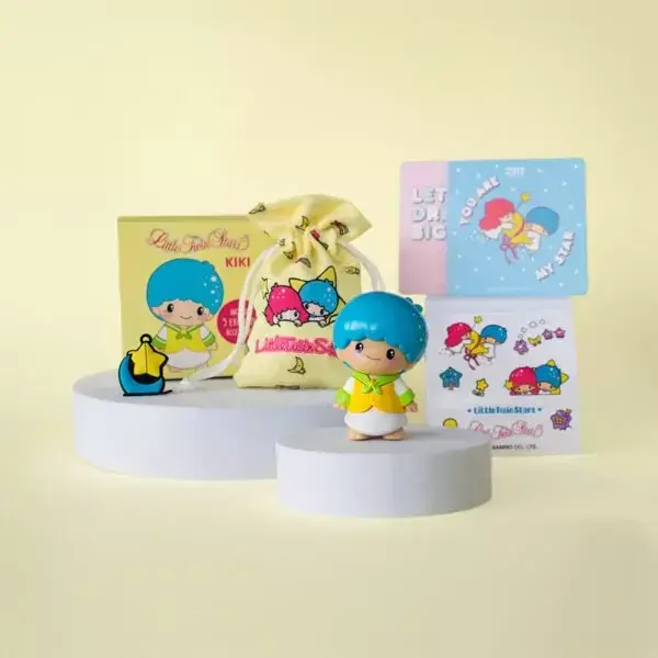 HELLO KITTY & Friends - Little Twin Stars Kiki mini figure with exclusive accessories - 6cm
